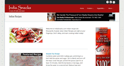 Desktop Screenshot of indiasnacks.com